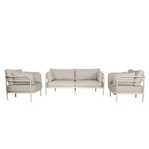 Zuiver, Design Gartenlounge Set „Vista“, 3-teilig Zuiver