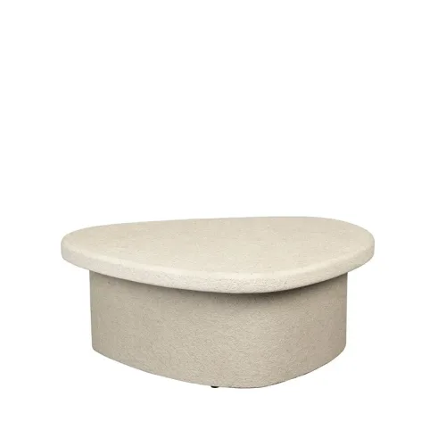 Dutchbone, Design Couchtisch „Veda“, aus recyceltem Marmor Dutchbone