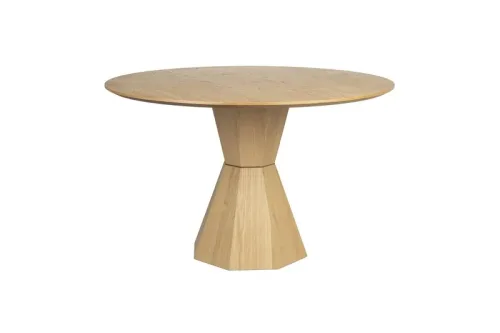 Zuiver, Runder, massiver Design Esstisch „Lotus“ Ø 120 cm Zuiver