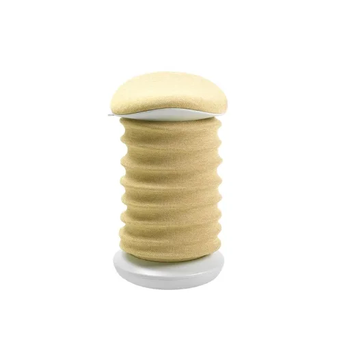 TOPSTAR, Topstar Hocker SITNESS 4D, ergonomisch, aktives Sitzen, gepolsterter Sattelsitz, höhenverstellbar, um 360° drehbar, Tragegriff, papyrusweiss/gelb