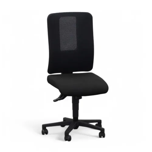 TOPSTAR, Topstar® Bürodrehstuhl, schwarz/schwarz 460-560 mm, mit Synchrontechnik, ohne Armlehnen Tragfähigkeit 110 kg