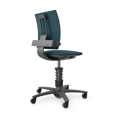 AERIS, nv without armrests, Blue/Black, New, Ergonomic chair - ideal for flexible working