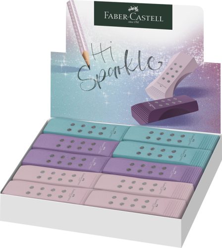 Faber-Castell - Radiergummi, 5.97X2.92X1.3CM, Sortierte Farben