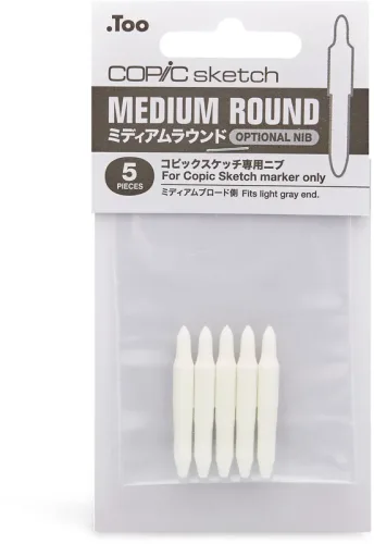 COPIC Ersatzspitze Sketch 21075R Medium Round, 5 St&uuml;ck