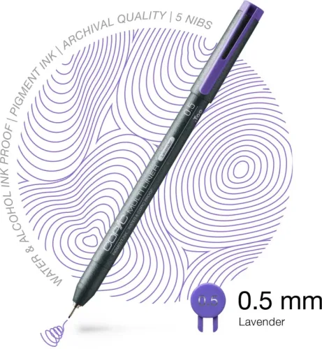COPIC Multiliner 0.5mm 22075549 lavender