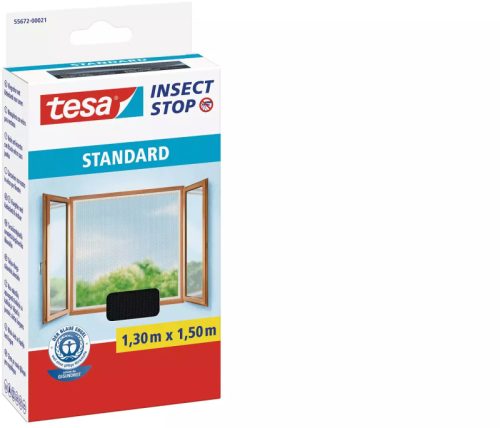 tesa Insect Stop Standard 55672-21-03 Fliegengitter (L x B) 1300 mm x 1500 mm Anthrazit 1 St.