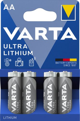 VARTA Batterie Lithium AA,1,5V 6106301404 2900 mAh 4 St&uuml;ck