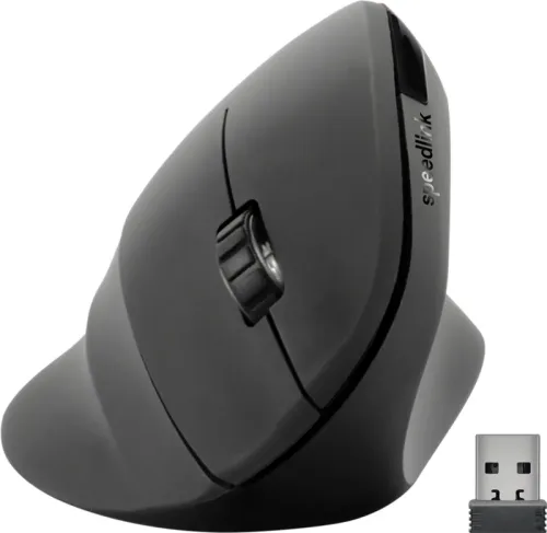 SPEEDLINK PIAVO Ergonomic Mouse SL-630019-RRBK wireless, vertical, black