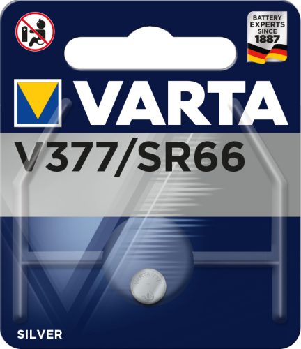VARTA Knopfzelle 377101401 V377/SR66, 1 St&uuml;ck