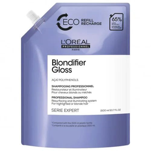 L'Or&eacute;al Serie Expert Blondifier Gloss Shampoo Refill 1500 ml