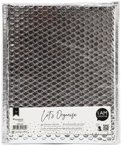 I AM CREATIVE Geschenktasche Let`s Organize MAA4088.076 metallic silber 3 St&uuml;ck