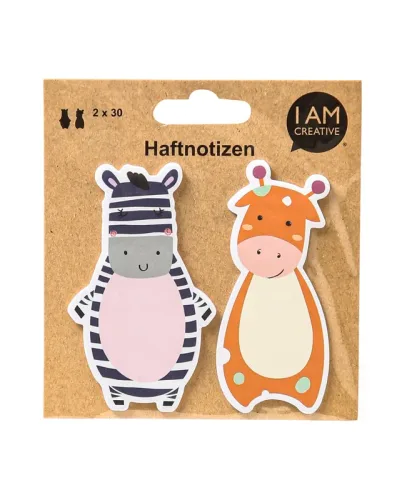 I AM CREATIVE Sticky Notes MAA4086.86 Zoo 60 Blatt