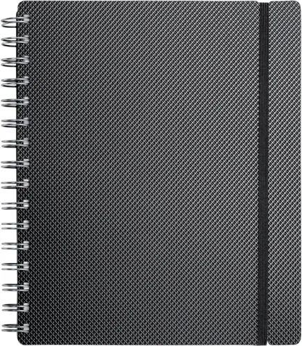 KOLMA Notizbuch Selection A5 06.515.06 schwarz, kariert 120 Blatt