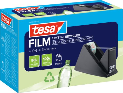 TESA Tesafilm eco&crystal 10mx19mm 59045-00000 Tischabroller schwarz 1 St&uuml;ck