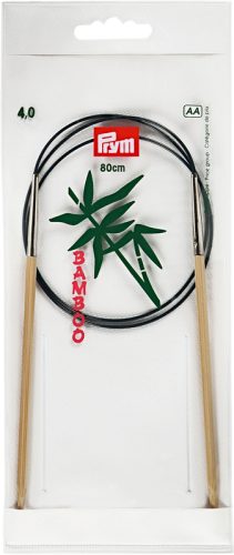 Prym Rundstricknadel Bambus 4.00 mm, 80 cm, Beutel