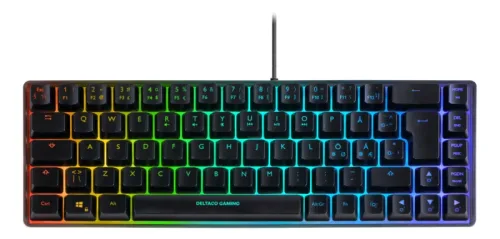 DELTACO - Gaming-Tastatur, TKL Gaming Keyboard membrane, Black