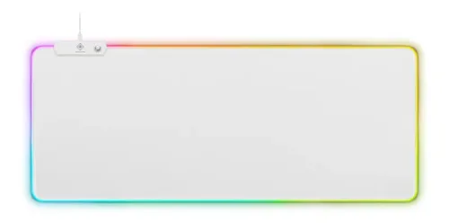 DELTACO RGB Gaming Mousepad GAM-079-W XL Wide, White