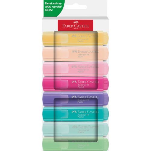 FABER-CASTELL Textmarker TL 46 254658 Pastell 8 St&uuml;ck