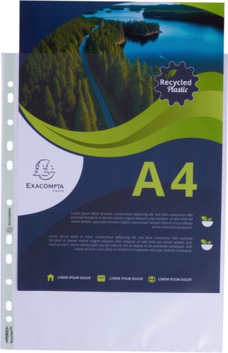 EXACOMPTA Zeigetasche A4 5320E transparent 60my recycling