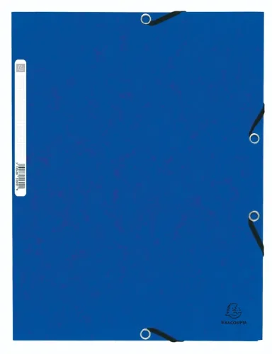 EXACOMPTA Gummibandmappe A4+ 55302E blau manila