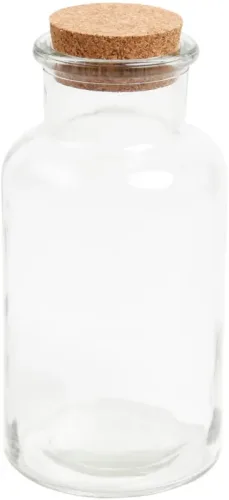 I AM CREATIVE Glas 17.5cm 5100.04 mit Korkzapfen