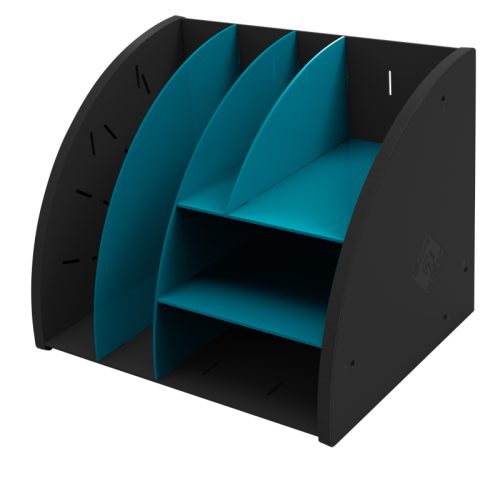 EXACOMPTA Desktop Organizer NEO DECO 394505D schwarz/blaugr&uuml;n