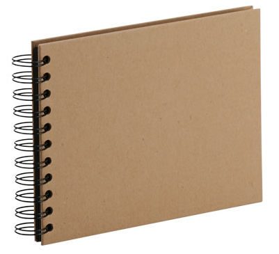 R&Ouml;SSLER Fotoalbum 1329452621 19.5x14.5cm, kraft/off-white