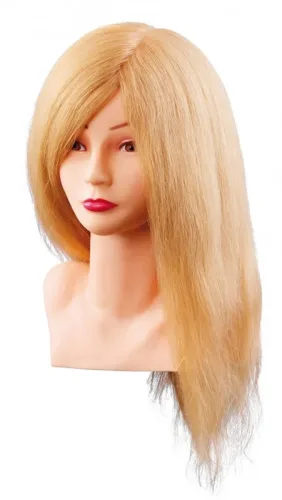 Comair &Uuml;bungskopf Louisa 40cm blond Echthaar m. B&uuml;ste &Uuml;bungskopf