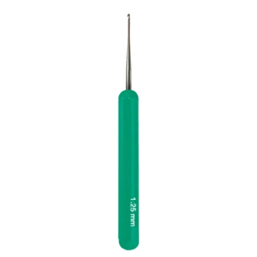 Comair Str&auml;hnennadel mit Halter 1,25 mm gr&uuml;n