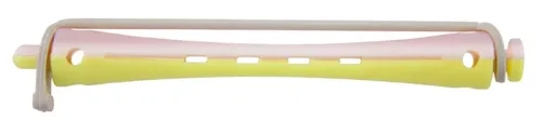 Comair Kaltwell-Wickler 91mm 2-farbig Gelb/Rosa 8 mm &Oslash; 12 Stk.