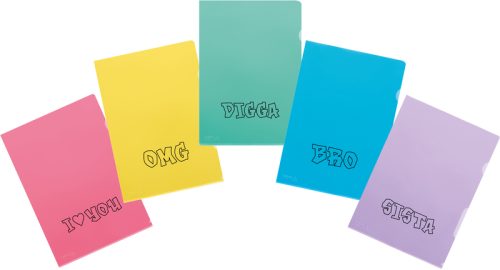 KOLMA Sichtmappe Fashion Slang 59.901.19 A4 assortiert 10 St&uuml;ck