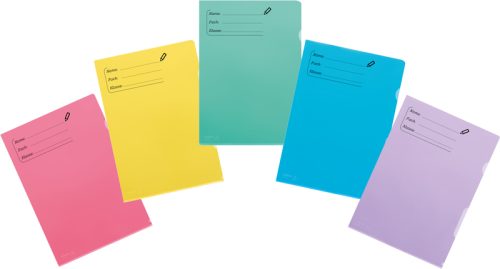 KOLMA Sichtmappe Fashion Schule 59.904.19 A4 assortiert 10 St&uuml;ck