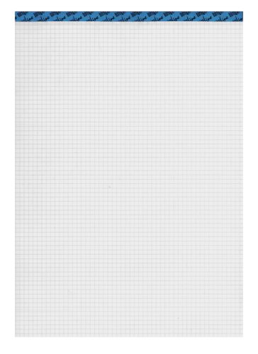 B&Uuml;ROLINE B&uuml;roblock weiss A5 725278 kariert, 80g, 4mm 100 Blatt