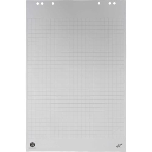 B&Uuml;ROLINE Flipchart-Block 80g 65x98cm 400190537 recycling, kariert 5 St&uuml;ck