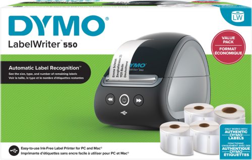 Dymo, DYMO Labelwriter 550 Etiketten-Drucker Thermodirekt 300 x 300 dpi Etikettenbreite (max.): 61 mm USB