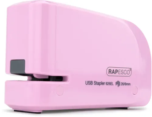 RAPESCO Heftger&auml;t Autom. USB/Batterie 1451 rosa