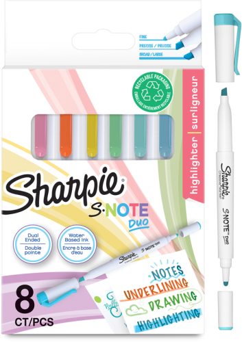 SHARPIE Textmarker S-Note DUO 2182116 8 St&uuml;ck