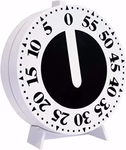 Comair Timer Big Round weiss 15 cm