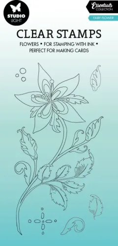 SIZZIX Klarischtstempel Fairy Flower STAMP325 8x14x0.3cm