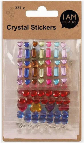 I AM CREATIVE Crystalstickers 6000.25 assortiert 337 St&uuml;ck