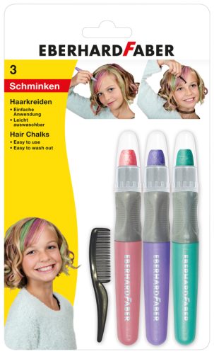 EBERHARD FABER Haarkreide Set 579202 Pastell