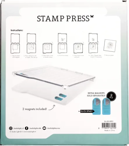 SIZZIX Stempelpresse 16x16x2cm SP01 3 St&uuml;ck