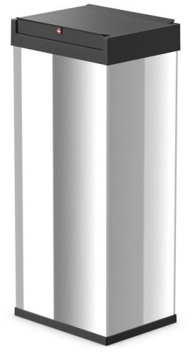 Hailo Schwingdeckel-Abfallbox Big-Box Swing Volumen 52 l, BxHxT 340 x 770 x 260 mm Behälter silber