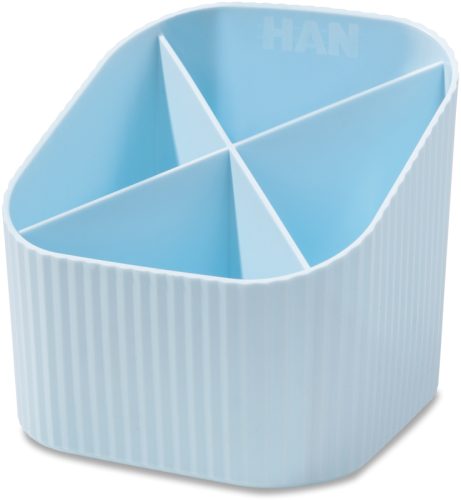 HAN Stiftek&ouml;cher Re-X-LOOP 17238-884 pastellblau 4 F&auml;cher