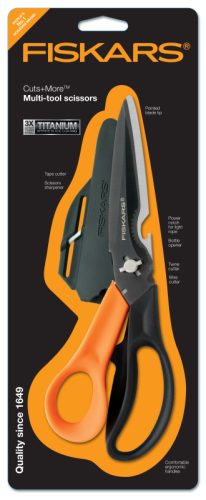 FISKARS Mehrzweckschere 23cm 1000809 orange/schwarz, Rechtsh&auml;nder