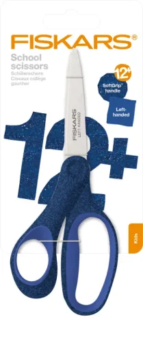 FISKARS Schulschere 18cm 1067862 blau, Linksh&auml;nder