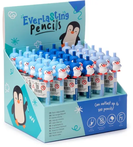 ROOST Bleistift Pinguin STA348 3 assortiert