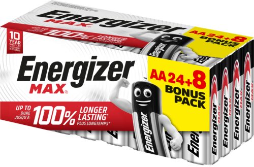 ENERGIZER Batterien Max E303896200 AA/LR6 24+8 St&uuml;ck