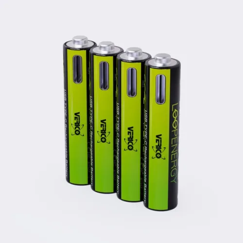 VERICO LoopEnergy Akku USB-C 1UDBT-A3WEB2 AAA/LR03 (600mAh) 4 St&uuml;ck