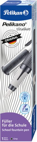 PELIKAN F&uuml;llhalter Structure M 824507 grau, Rechtsh&auml;nder